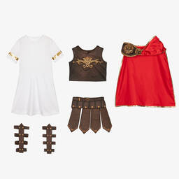 Dress Up by Design-زي تنكري محارب جيرسي وساتان لون برونز للأولاد | Childrensalon