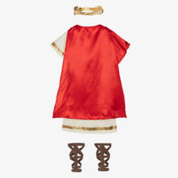 Dress Up by Design-زي تنكري إمبراطورة رومانية لون أحمر للبنات | Childrensalon