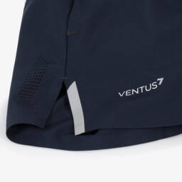 EA7 Emporio Armani-Boys Navy Blue VENTUS7 Sports Shorts | Childrensalon