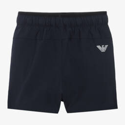 EA7 Emporio Armani-Boys Navy Blue VENTUS7 Sports Shorts | Childrensalon