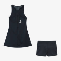 EA7 Emporio Armani-Girls Navy Blue Ventus7 Sports Dress Set | Childrensalon