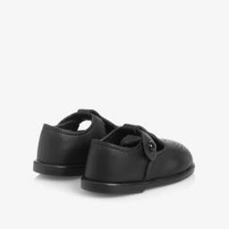 Early Days-Black T-Bar First Walker Shoes | Childrensalon