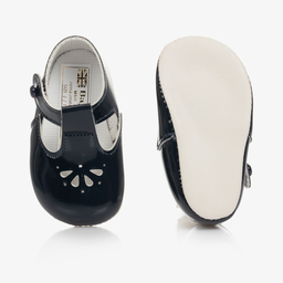 Early Days-Blue Patent Pre-Walker Shoes | Childrensalon