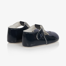 Early Days-Blue Patent Pre-Walker Shoes | Childrensalon