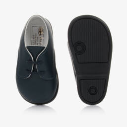Early Days-Boys Blue First Walker Shoes | Childrensalon