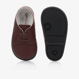 Early Days-Boys Brown First Walker Shoes | Childrensalon