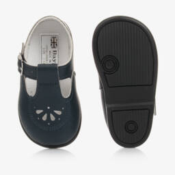 Early Days-Navy Blue T-Bar Shoes | Childrensalon