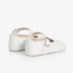 Early Days-Белые лакированные пинетки | Childrensalon