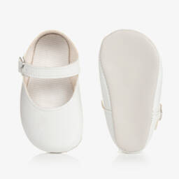 Early Days-Белые лакированные пинетки | Childrensalon