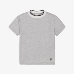 Eleventy-Boys Burgundy Cotton Polo-Style Sweatshirt | Childrensalon