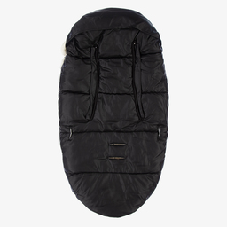 Elodie-Black & Ivory Footmuff (95cm) | Childrensalon