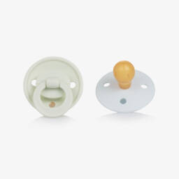 Elodie-Blue & Green Binky Bundle Dummies (2 Pack) | Childrensalon