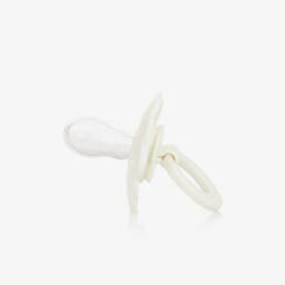 Elodie-Girls White Binky Bloom Dummy | Childrensalon