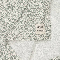 Elodie-Ivory & Green William Morris Muslin (80cm) | Childrensalon