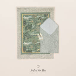 Elodie-Ivory & Green William Morris Muslin (80cm) | Childrensalon