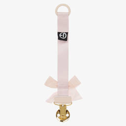 Elodie-Pink Bow Dummy Clip | Childrensalon