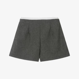 Elsy-Юбка-шорты серая плиссированная для девочек | Childrensalon