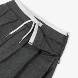 Elsy-Юбка-шорты серая плиссированная для девочек | Childrensalon