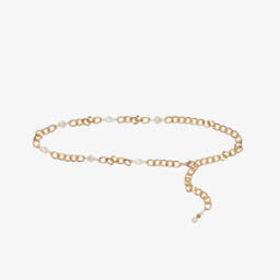 couture by Elsy-Girls Ivory Chain Jumpsuit | Childrensalon