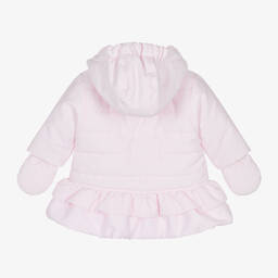 Emile et Rose-معطف مبطن لون زهري للمولودات | Childrensalon