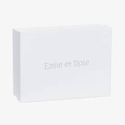 Emile et Rose-طقم بوت وقبعة قطن لون أزرق | Childrensalon
