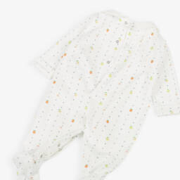Emporio Armani-Ivory Fruit Print Cotton Babysuit Set | Childrensalon