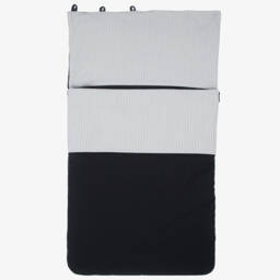 Emporio Armani-Navy Blue Logo Baby Nest(74cm) | Childrensalon