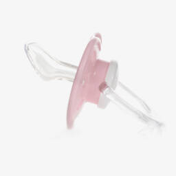 Emporio Armani-Pink Dummy & Clip Set | Childrensalon