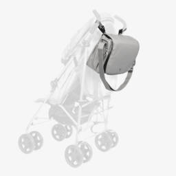 Emporio Armani-Silver Grey Changing Bag (36cm) | Childrensalon