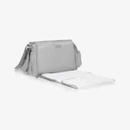 Emporio Armani-Silver Grey Changing Bag (36cm) | Childrensalon