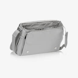 Emporio Armani-Silver Grey Changing Bag (36cm) | Childrensalon
