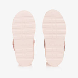 Falcotto by Naturino-Girls Pink Suede Leather Boots | Childrensalon