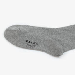 Falke-Grey Cotton Knee-High Socks | Childrensalon