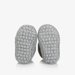 Falke-Grey Wool Baby Slipper Socks | Childrensalon