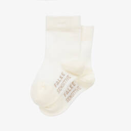 Falke-Ivory Cotton Baby Socks | Childrensalon