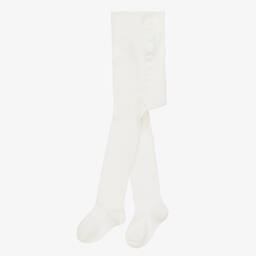Falke-Ivory Cotton Knit Baby Tights | Childrensalon