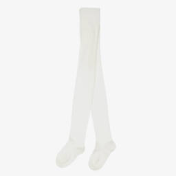Falke-Ivory Sustainable Cotton Tights | Childrensalon