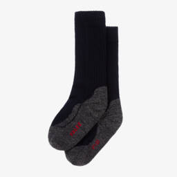 Falke-Navy Blue Active Hiking Socks | Childrensalon