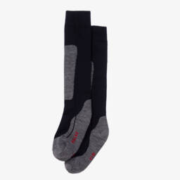 Falke-Navy Blue Active Ski Socks | Childrensalon