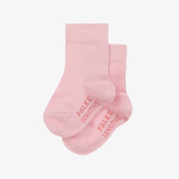 Falke-Pink Cotton Baby Socks | Childrensalon
