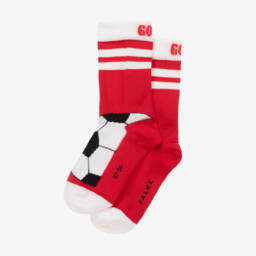 Falke-Red Football Sports Socks | Childrensalon