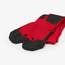 Falke-Red & Grey Active Ski Socks | Childrensalon