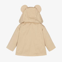 Fendi-Бежевый хлопковый тренч с мишкой Teddy для малышей | Childrensalon
