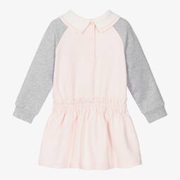Fendi-Baby Girls Pink Cotton Fendi Roma Dress | Childrensalon