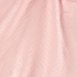 Fendi-فستان بشعار FF جاكار لون زهري | Childrensalon