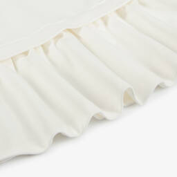 Fendi-فستان سويتشيرت قطن لون أبيض | Childrensalon