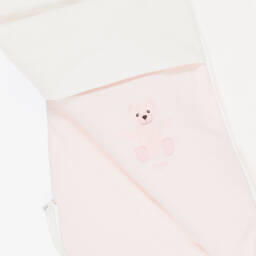 Fendi-Pink Cotton Jersey Fendi Bear Nest (78cm) | Childrensalon