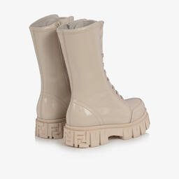 Fendi-Teen Girls Patent Faux Leather Boots | Childrensalon