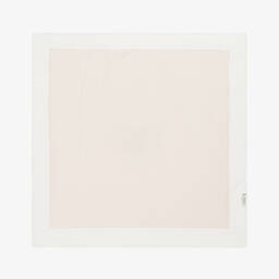 Fendi-بطانية قطيفة بشعار دب تيدي لون أبيض (80 سم) | Childrensalon