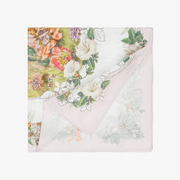 Flower Fairies™ by Childrensalon-قماط قطن لون زهري وأبيض (100 سم) | Childrensalon